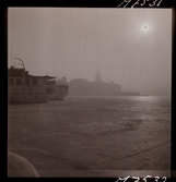 1723 B Stämningsmotiv, Stockholm Feb 1948; Stämningsbilder över Sthlm från Stadshuset Mars 1948