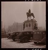 1723 B Stämningsmotiv, Stockholm Feb 1948; Stämningsbilder över Sthlm från Stadshuset Mars 1948