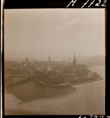 1723 B Stämningsmotiv, Stockholm Feb 1948; Stämningsbilder över Sthlm från Stadshuset Mars 1948