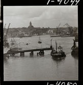 2358/8 Historiska boken Hamnbilder mm; Svartsjölandet; Stenbrottet mm; Våms kyrka; Djäknar; Gammalt slott