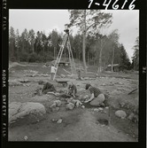 2358/8 Historiska boken Hamnbilder mm; Svartsjölandet; Stenbrottet mm; Våms kyrka; Djäknar; Gammalt slott