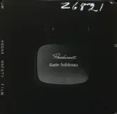 2420 Television Tak för TV; Sändning; Från utsändn. T-V-Studion + KWG på TV . Fotograf K W Gullers i TV-studio vid inspelning av fotografi-kurs.  