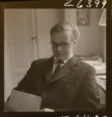 2375 Stockholm-tidningen Brusewitz o Örtengren på studion för intervju