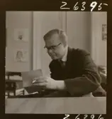 2382 Stockholm-tidningen Brusewitz o Örtengren på studion för intervju