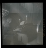 1950. Leksands kyrka. Organist