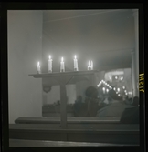 1950. Leksands kyrka. Ljusstake