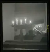 1950. Leksands kyrka. Ljusstake
