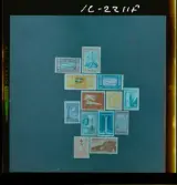 2742 Sweden around the world Repro omslag + Frimärken