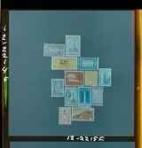 2742 Sweden around the world Repro omslag + Frimärken