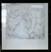 Skämt-teckn-utställ., konst.