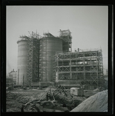 Cementas nya silos på Lövholmen, 1946.