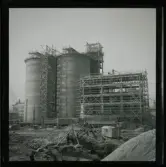 Cementas nya silos på Lövholmen, 1946.