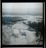 Faluns skidbacke under arbete, 1946.