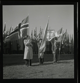 Första maj-möte på Gärdet, 1 maj 1945.