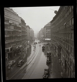 Kungsgatan i regn (11 juni 1944).