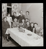 Olsson, Margit och Börge, lysning och bröllop, 1945.