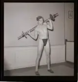 Reklamfoto, badbyxor, 1947.