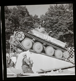 Scania-Vabis Expo i Kungsträdgården, 5 augusti 1944.