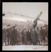 Skolbarn från Norrköping gästar Stockholm, 1947.