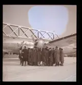 Skolbarn från Norrköping gästar Stockholm, 1947.