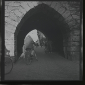 Visby i fågelperspektiv och ringmuren, 18 juni 1944.