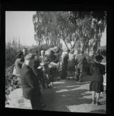 Valdemarsudde, utländska journalister på besök, 22 september 1944.