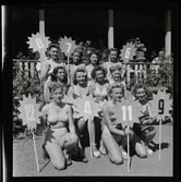 Ängbybadet, 1946, val av badflicka.