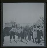 Högbo-stafetten Mora vinner lagseger, 7 januari 1945.