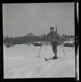 Sv.D. skid-skyttetävling vid Tullinge, 28 januari 1945.
