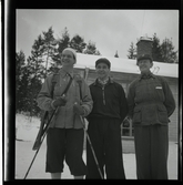 Sv.D. skid-skyttetävling vid Tullinge, 28 januari 1945.