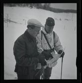 Sv.D. skid-skyttetävling vid Tullinge, 28 januari 1945.