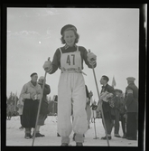 SM på skidor i Kramfors, 1945.