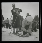 SM på skidor i Kramfors, 1945.