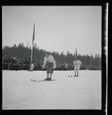 SM på skidor i Kramfors, 1945.