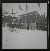 SM på skidor i Kramfors, 1945.