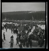 SM på skidor i Kramfors, 1945.