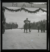 SM på skidor i Kramfors, 1945.