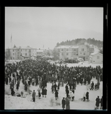 SM på skidor i Kramfors, 1945.