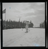 SM på skidor i Kramfors, 1945.