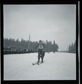 SM på skidor i Kramfors, 1945.