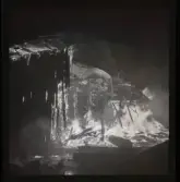 Tennishallen (gamla) brinner, 1948.