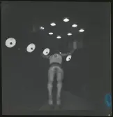 SM i gymnastik i Alvikshallen med Örebroarna som överlägsna segrare. 19 november 1944.