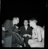 SM i gymnastik i Alvikshallen med Örebroarna som överlägsna segrare. 19 november 1944.