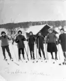 Fågelbro idrottslag på skidor