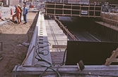 Rudbeckstunneln under renovering, 1990-tal