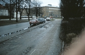 Asfaltsinspektion på Bredagatan, 1990-tal