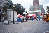 Tekniska förvaltningen har utställning på Stortorget, 1990-tal