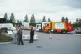 Tekniska har utställning vid Mariebergs köpcentrum, 1990-tal
