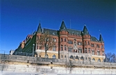 Stenmuren mellan Svartån och Allehanda-huset, 1990-tal