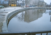 Universitetssjukhuset och Stora holmen och Svartån mittemellan, 1990-tal